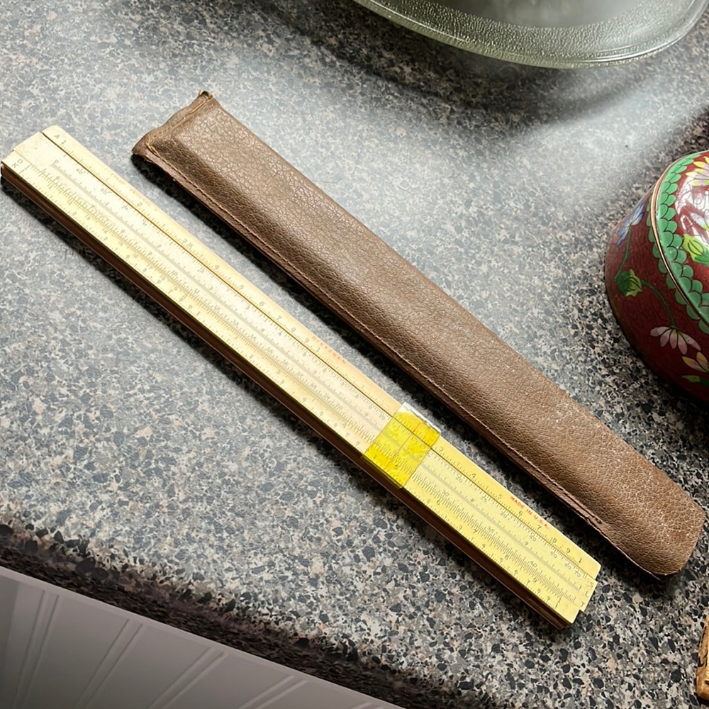 Antique slide rule Dietzgen